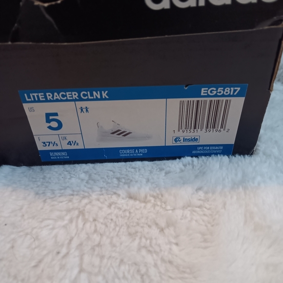 Brand New Adidas Lite Racer EG5817 Kids Sneakers - Picture 8 of 8